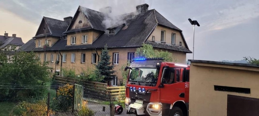 Pożar w Starachowicach. Kilkanaście osób ewakuowanych
