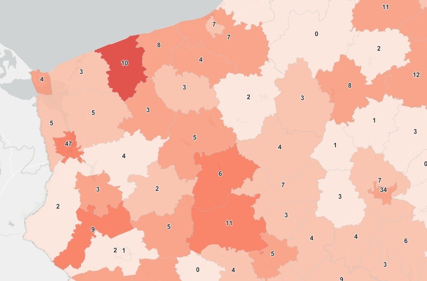 Koronawirus - woj. zachodniopomorskie, 10.05.2021