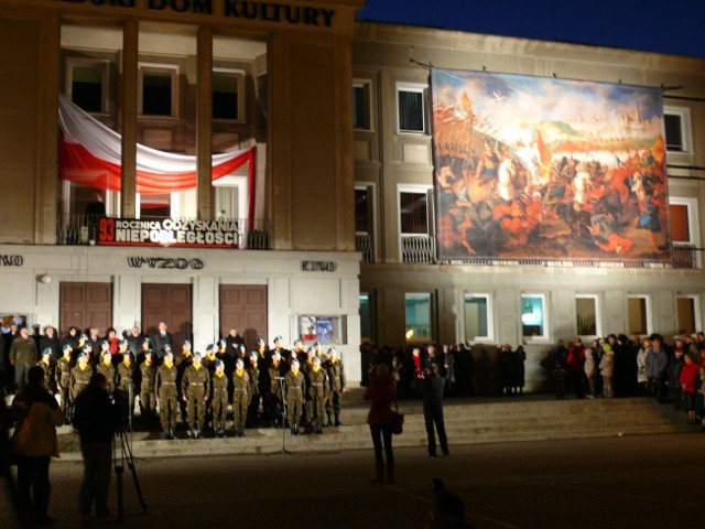 Wieczornica na Placu Piłsudskiego