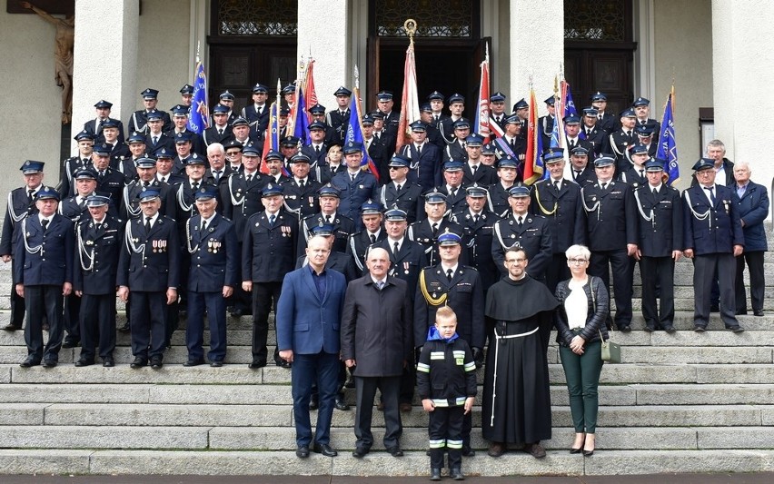 Strażacy z Rusinowa byli na pielgrzymce w Niepokalanowie.