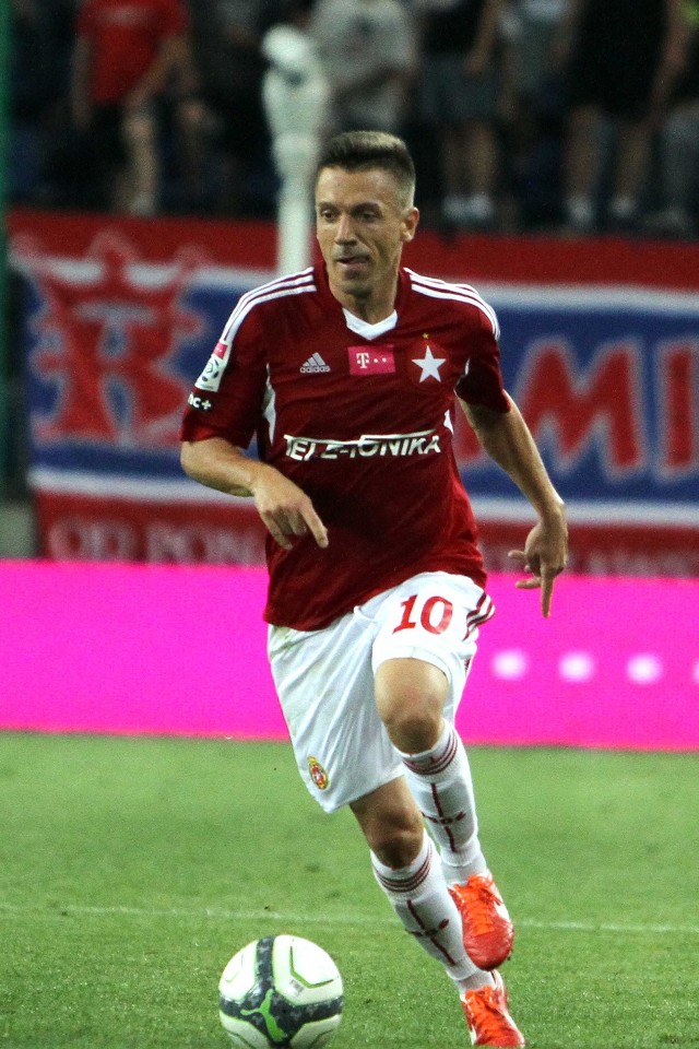 Łukasz Garguła strzelił Koronie dwie bramki.