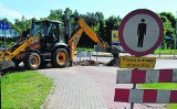 Trwają prace na skrzyżowaniu ulic Kościuszki i Karlińskiej. Stąd remont ruszy w stronę Trzesieki