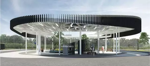 Tak ma wyglądać centrum przesiadkowe i nowy dworzec autobusowy w Niepołomicach