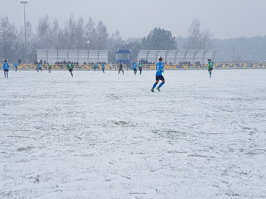 Derbom Lubelszczyzny towarzyszyła iście zimowa atmosfera