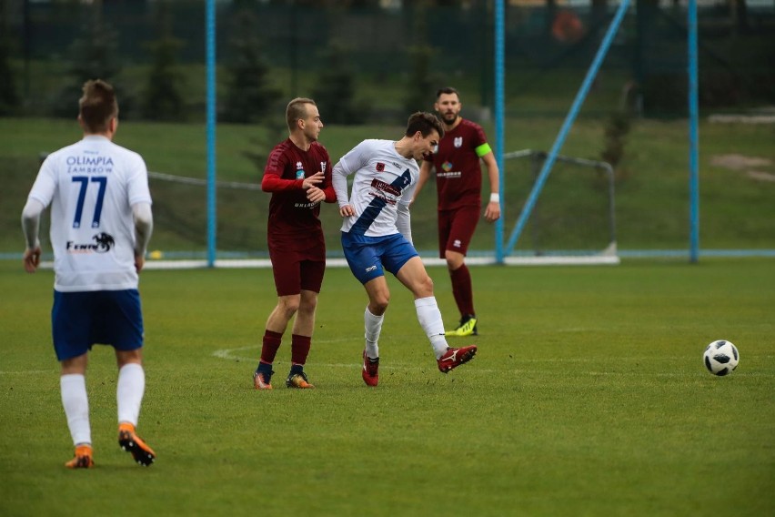 Mecz Olimpia Zambrów - MKS Ruch Wysokie Mazowieckie