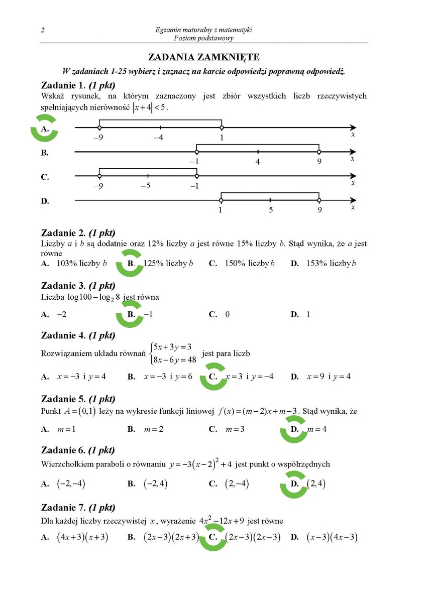 Matura 2013: Matematyka - arkusze CKE [PYTANIA, ODPOWIEDZI]