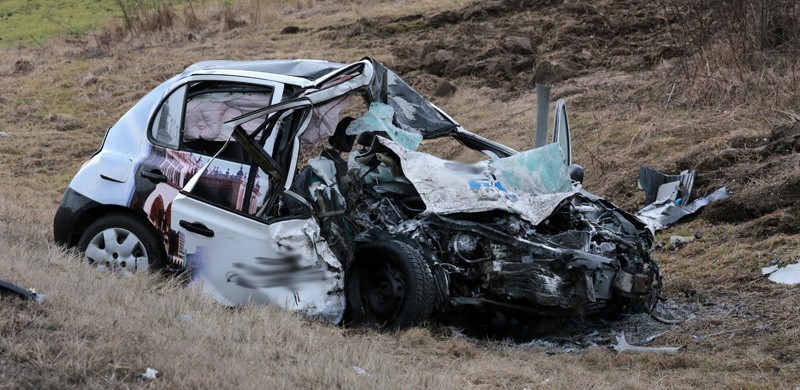 Na drodze S3 pod Zawadą doszło do groźnego wypadku z...