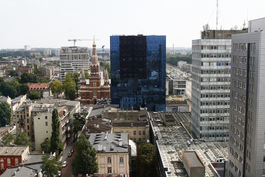 Piękna panorama Łodzi z wieżowca mBanku w sierpniowy słoneczny dzień [ZDJĘCIA] 