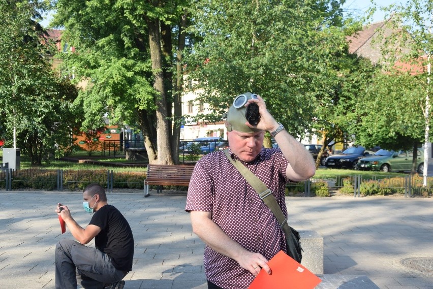 Około stu skawinian protestowało przeciw zatruwaniu...