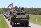 Militarna Majówka nad Pilicą. Przejazd kolumny samochodów wojskowych z Tomczyc do Grzmiącej. Zobacz zdjęcia