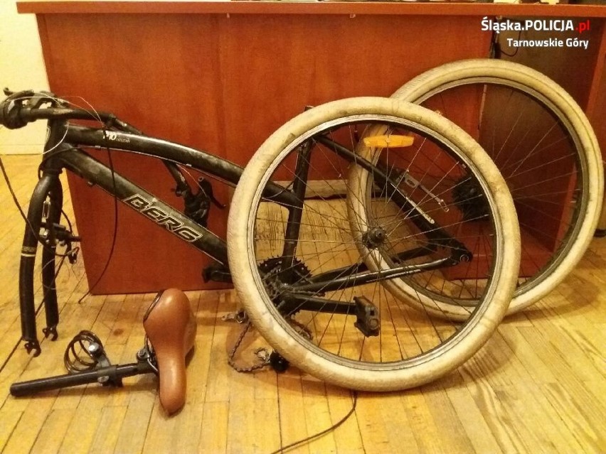 Ukradł rower, a jego części chciał wykorzystać do naprawy...