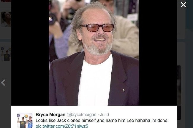 Jack Nicholson (fot. screen z Twitter.com)