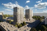 Dwie wieże w Katowicach Sokolska 30 Towers już w budowie. Atal szykuje też kolejne inwestycje WIZUALIZACJE