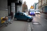 Potrącenie rowerzystki w centrum Słupska