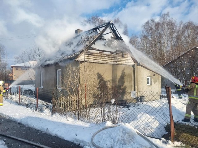Pożar wybuchł w niedzielę, 3 kwietnia, w Dreźnie pod Ciepielowem.