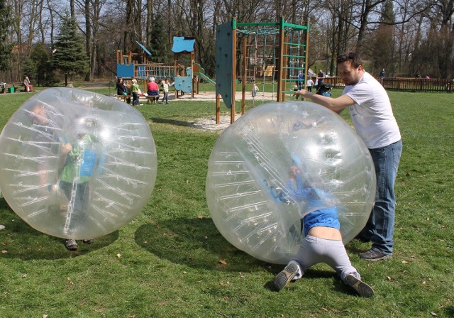 Takie zabawy, jak z bubble fighters czyli dmuchanymi kulami, będą miały miejsce przez cały rok.