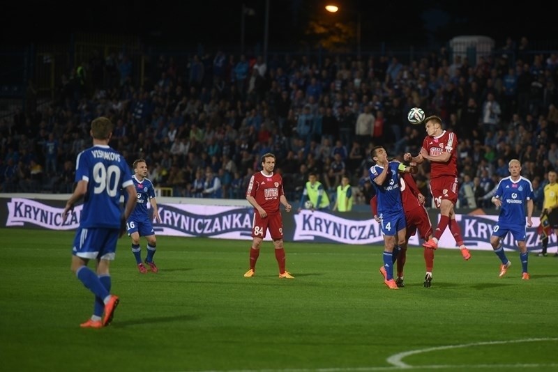 Ruch Chorzów - Piast Gliwice: Piłkarze Ruchu grają w grupie...