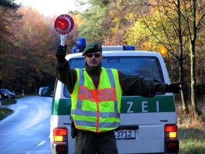 Policja w Niemczech - mandaty sa wysokie