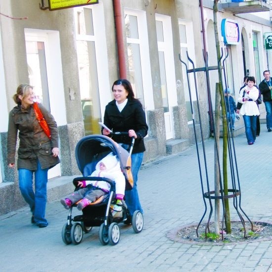 Osłonki z ul. Głowackiego będą służyć nowym drzewkom wzdłuż przebudowanej ul. Gomulickiego