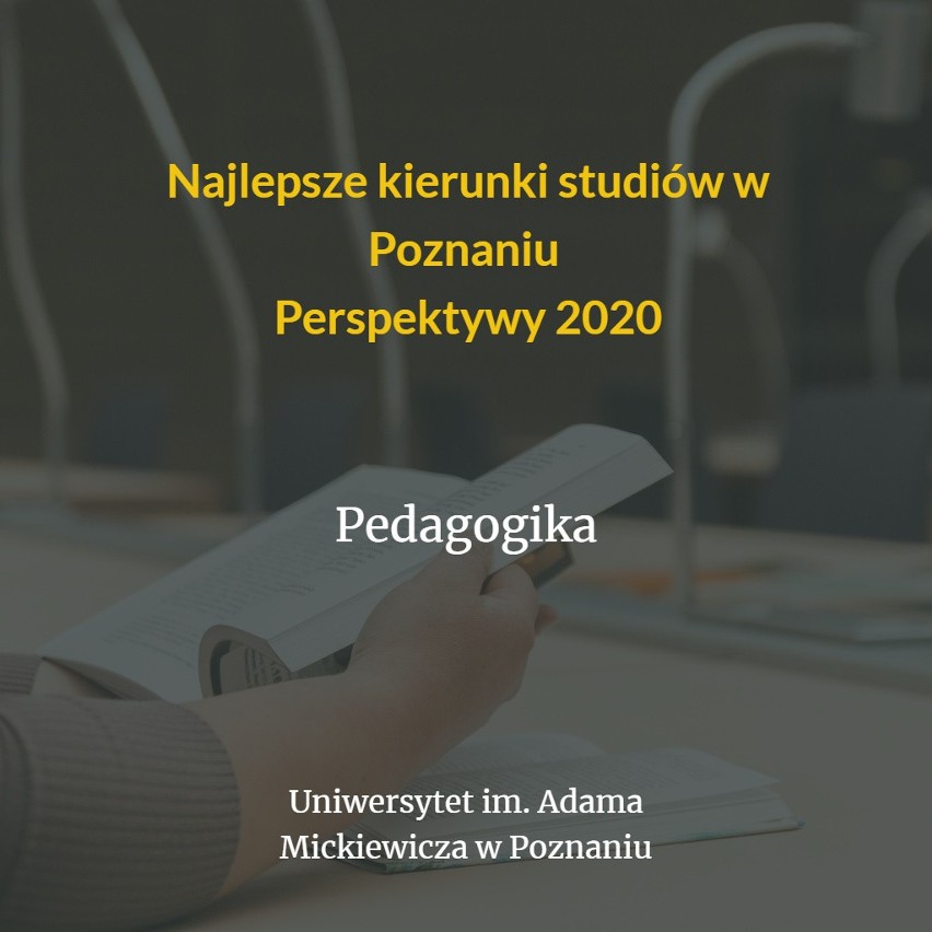 Zobacz, które kierunki studiów poznańskich uczelni są...