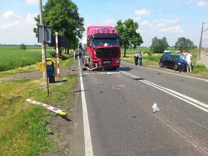 Wypadek na drodze krajowej 11 pomiędzy Kluczborkiem a...