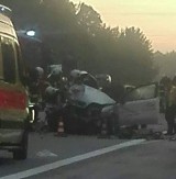 Tragiczny wypadek na autostradzie w Niemczech. Nie żyje trójka Polaków. Auto miało śląskie tablice