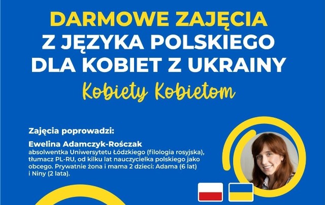 Kobiety kobietom! CKM organizuje darmowe zajęcia z języka polskiego dla kobiet z Ukrainy. Ilość miejsc jest ograniczona. Jak się zapisać?