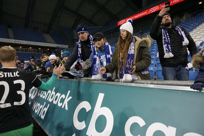 Podczas meczu Lech Poznań - Wisła Płock (2:1) atmosfera na...