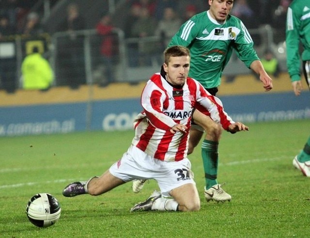 Bartłomiej Dudzic strzelił gola Bełchatowowi, ale zawalił mecz z Legią