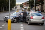 Kolizja na skrzyżowaniu Zielonej i Poznańskiej (zdjęcia)