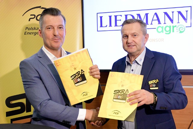 Tomasz Liedmann, właściciel firmy Liedmann AGRO, sponsora PGE Skry i prezes klubu Konrad Piechocki