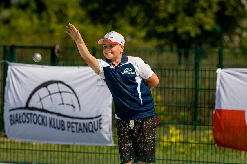 Na bulodromie w parku miejskim przy ul. Fredry w Białymstoku...