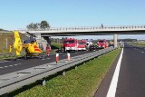 Wypadek na A1 w naszym regionie. Policja wyjaśnia okoliczności 