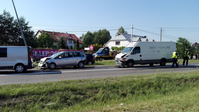 Niewodnica Korycka. Zderzenie czterech aut