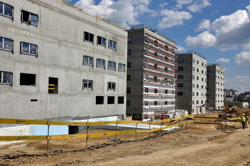 W Prokocimiu stoją już wszystkie budynki szpitalnego...