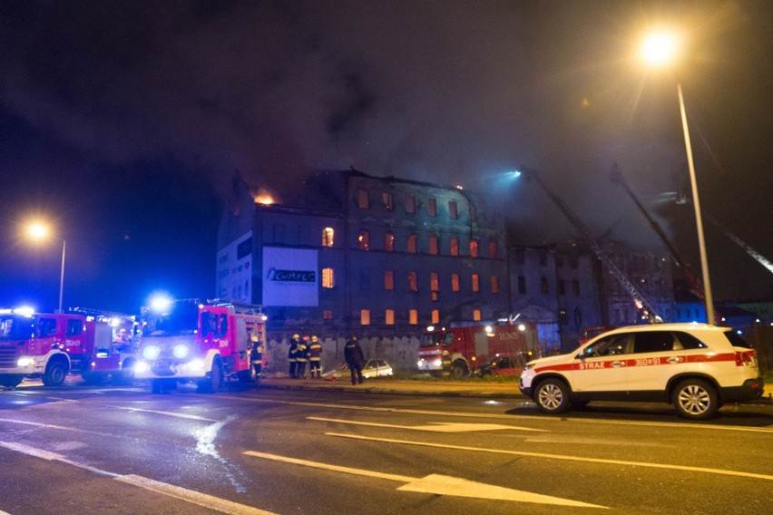 Pożar Młyna Szancera w Tarnowie.