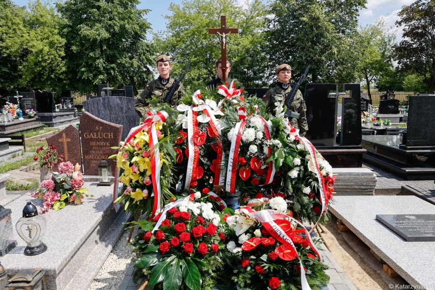Uroczystości pogrzebowe Aleksandra Orła - działacza podziemia niepodległościowego