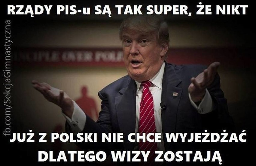 Donald Trump w Polsce - komentarze internautów [MEMY]