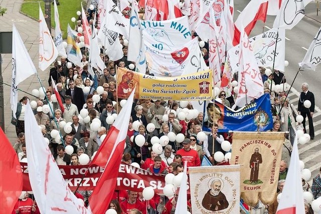 Marsz dla Życia i Rodziny w Słupsku.