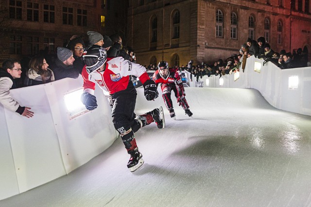 Łukasz Korzestański w Red Bull Crashed Ice