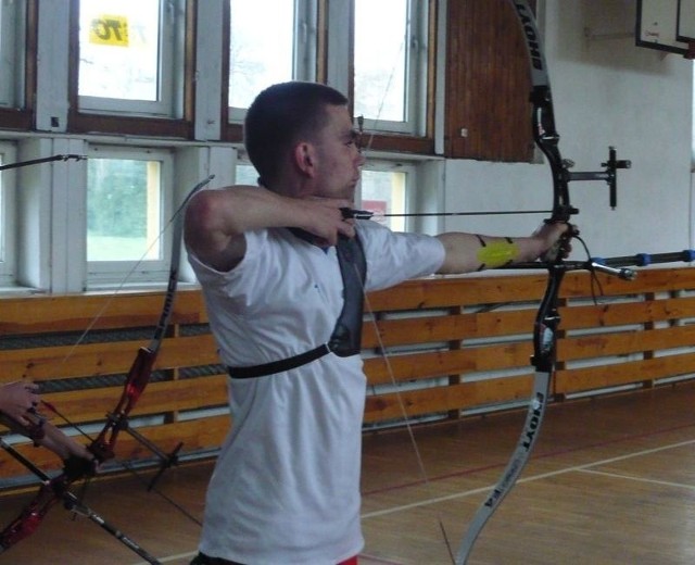 Na zdjęciu mistrz Polski juniorów Maciej Fałdziński.