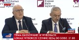 Wybory 2023. Pierwsza konferencja PKW. Marciniak: Wybory przebiegają spokojnie, głosowanie odbywa się bez znaczących problemów 