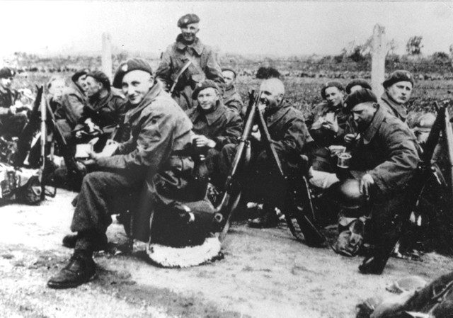 Żołnierze Brygady Podhalańskiej w Narwiku