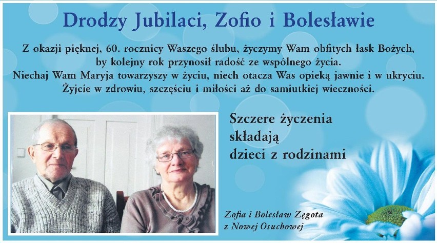 Życzenia - urodzinowe, imieninowe, z okazji rocznicy ślubu -...