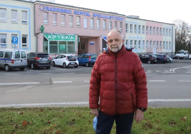 Zbigniew Stasieńko z koronawirusem walczył w Radomskim Szpitalu Specjalistycznym.