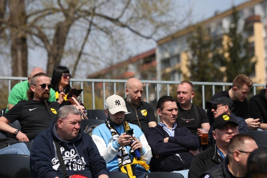 Wieczysta Kraków. Publiczność na stadionie przy ul....