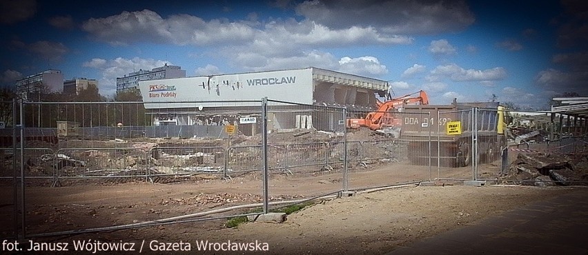 Wrocław: Dworca autobusowego już prawie nie ma [ZDJĘCIA, FILM]