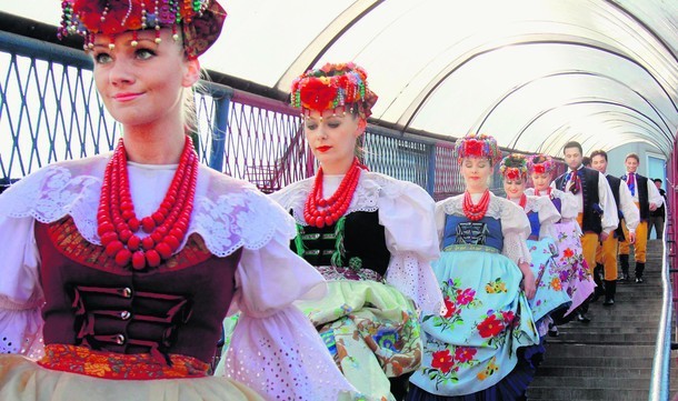 Polonia Bytom do wykonania klubowego hymnu zaprosiła niedawno zespół pieśni i tańca "Śląsk"
