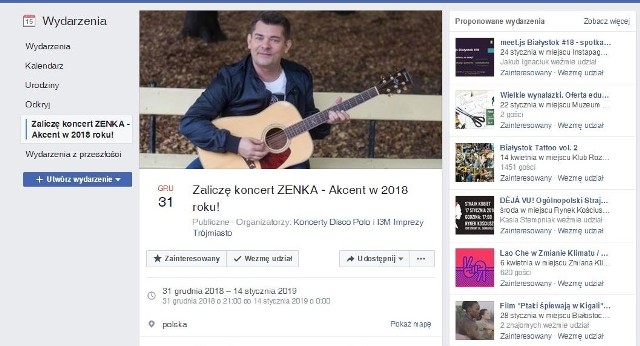 Nie słabnie popularność polskiej gwiazdy disco polo z Białegostoku. Zenek Martyniuk i zespół Akcent w 2018 roku na pewno nie będzie narzekać na frekwencję na swoich koncertach: Zaliczę koncert ZENKA - Akcent w 2018 roku!