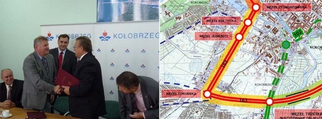 Prezydent Kołobrzegu podpisał umowę z firmą na wybudowanie drugiego odcinka obwodnicy.